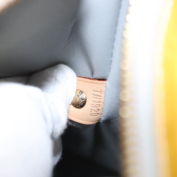 LOUIS VUITTON Monogram Vernis Houston Hand Bag Gris M91053 LV Auth BA2208