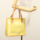 LOUIS VUITTON Monogram Vernis Houston Hand Bag Gris M91053 LV Auth BA2208-23