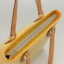 LOUIS VUITTON Monogram Vernis Houston Hand Bag Gris M91053 LV Auth BA2208-6