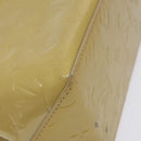 LOUIS VUITTON Monogram Vernis Reade PM Hand Bag Beige M91334 LV Auth BA2210-15