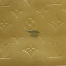 LOUIS VUITTON Monogram Vernis Reade PM Hand Bag Beige M91334 LV Auth BA2210-9
