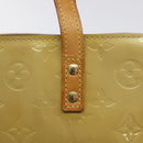 LOUIS VUITTON Monogram Vernis Reade PM Hand Bag Beige M91334 LV Auth BA2210-10
