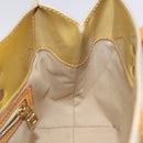 LOUIS VUITTON Monogram Vernis Reade PM Hand Bag Beige M91334 LV Auth BA2210-19