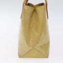 LOUIS VUITTON Monogram Vernis Reade PM Hand Bag Beige M91334 LV Auth BA2210-3