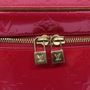 LOUIS VUITTON Monogram Vernis Sullivan Vertical Bag Pink M91259 LV Auth BA2213-17