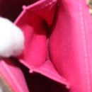 LOUIS VUITTON Monogram Vernis Sullivan Vertical Bag Pink M91259 LV Auth BA2213-20