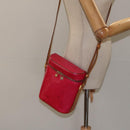 LOUIS VUITTON Monogram Vernis Sullivan Vertical Bag Pink M91259 LV Auth BA2213-21