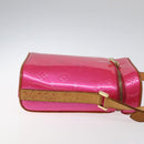 LOUIS VUITTON Monogram Vernis Sullivan Vertical Bag Pink M91259 LV Auth BA2213-3