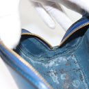 LOUIS VUITTON Epi Dauphine PM Pouch Blue M48445 LV Auth BA2216-18