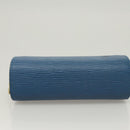 LOUIS VUITTON Epi Dauphine PM Pouch Blue M48445 LV Auth BA2216-6
