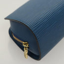 LOUIS VUITTON Epi Dauphine PM Pouch Blue M48445 LV Auth BA2216-7