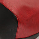 LOUIS VUITTON Epi Petit Noe Shoulder Bag Bicolor Black Red M44017 Auth BA2220-16