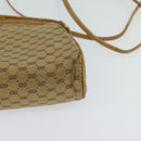 GUCCI Micro GG Supreme Shoulder Bag PVC Beige Gold 001 261 1053 Auth BA2223-9