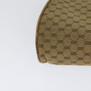 GUCCI Micro GG Supreme Shoulder Bag PVC Beige Gold 001 261 1053 Auth BA2223-15