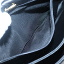 BALLY Hand Bag Leather Black Gold Auth BA2236-12