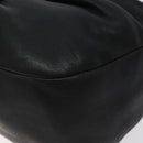 Salvatore Ferragamo Shoulder Bag Leather Black Gold Auth BA2245-9
