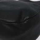 Salvatore Ferragamo Shoulder Bag Leather Black Gold Auth BA2245-15