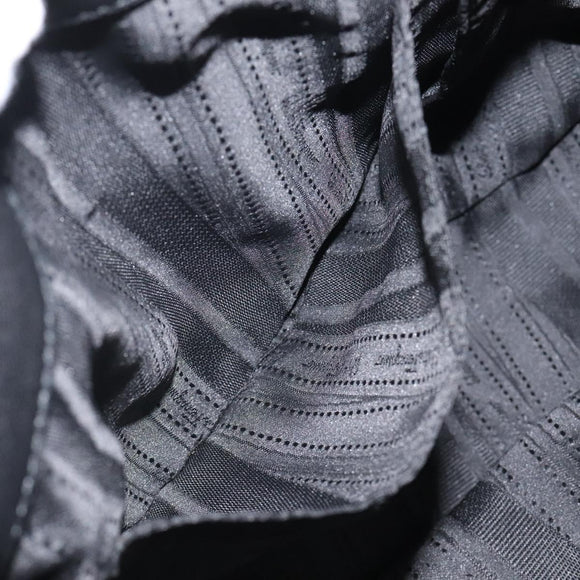 Salvatore Ferragamo Shoulder Bag Leather Black Gold Auth BA2245