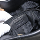 Salvatore Ferragamo Shoulder Bag Leather Black Gold Auth BA2245-12