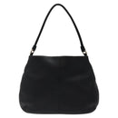 Salvatore Ferragamo Shoulder Bag Leather Black Gold Auth BA2245-2
