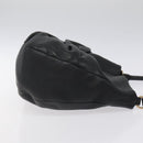 Salvatore Ferragamo Shoulder Bag Leather Black Gold Auth BA2245-3
