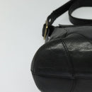 Chloe Shoulder Bag Leather Black Auth BA2248-9