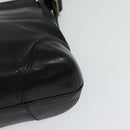 Chloe Shoulder Bag Leather Black Auth BA2248-16