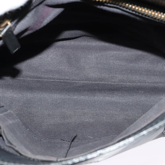 Chloe Shoulder Bag Leather Black Auth BA2248