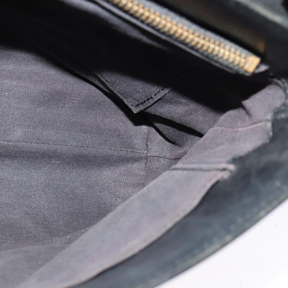 Chloe Shoulder Bag Leather Black Auth BA2248