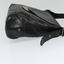Chloe Shoulder Bag Leather Black Auth BA2248-4