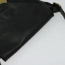 Chloe Shoulder Bag Leather Black Auth BA2248-6