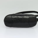 Chloe Shoulder Bag Leather Black Auth BA2248-5