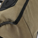 Chloe Harley Hand Bag Canvas Leather Beige Black gold Auth BA2249-14