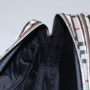 BURBERRY Nova Check Clutch Bag Nylon Beige Auth BA224AV-22