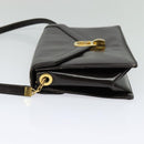 Christian Dior Shoulder Bag Leather Brown Gold Auth BA2252-4