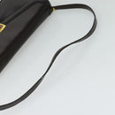 Christian Dior Shoulder Bag Leather Brown Gold Auth BA2252-7
