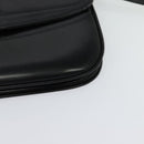 BALLY Shoulder Bag Leather Black Gold Auth BA2261-14