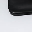 BALLY Shoulder Bag Leather Black Gold Auth BA2261-15