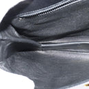 BALLY Shoulder Bag Leather Black Gold Auth BA2261-20