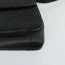 BALLY Hand Bag Leather 2way Black Gold Auth BA2262-15