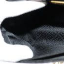 BALLY Hand Bag Leather 2way Black Gold Auth BA2262-20