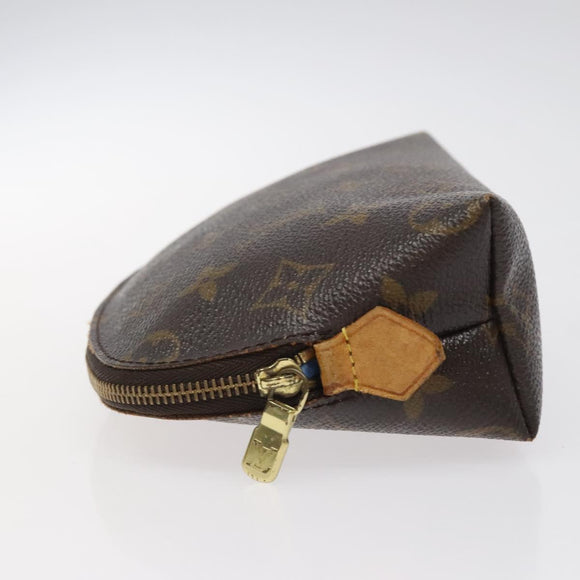 LOUIS VUITTON Monogram Pochette Cosmetic PM Pouch M43998 LV Auth BA2266
