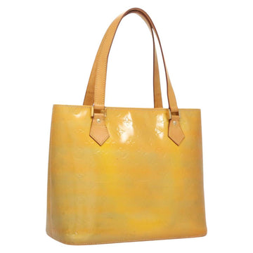 LOUIS VUITTON Monogram Vernis Houston Hand Bag Gris M91053 LV Auth BA2271