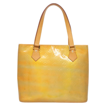 LOUIS VUITTON Monogram Vernis Houston Hand Bag Gris M91053 LV Auth BA2271 - 0