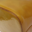 LOUIS VUITTON Monogram Vernis Houston Hand Bag Beige M91004 LV Auth BA2272-16