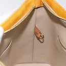 LOUIS VUITTON Monogram Vernis Houston Hand Bag Beige M91004 LV Auth BA2272-21