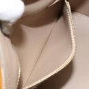 LOUIS VUITTON Monogram Vernis Houston Hand Bag Beige M91004 LV Auth BA2272-22