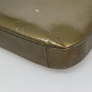 CARTIER Happy Birthday Shoulder Bag Enamel Khaki Silver Auth BA2280-15