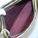 CARTIER Happy Birthday Shoulder Bag Enamel Khaki Silver Auth BA2280-11