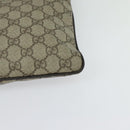 GUCCI GG Supreme Shoulder Bag PVC Beige Gold 141626 Auth BA2287-14